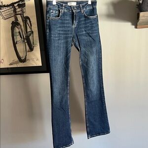 Zara Women's Classic Blue Bootcut Leg Jeans